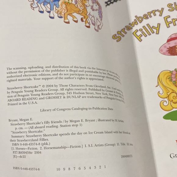 Strawberry Shortcake’s Filly Friends - An All Aboard Reading Station Stop 1 Book - Picture 3 of 6